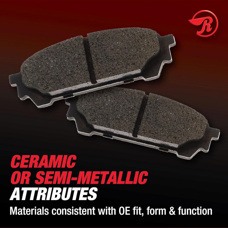 Raybestos R-Line Automotive Replacement Rear Ceramic Brake Pad Set for Select Nissan Altima, Rogue, Sentra, Murano, Maxima, Pathfinder, Z Model Years (MGD905CH) - Image 4